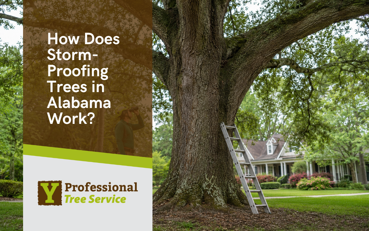 Tree inspection for storm-proofing trees in Alabama