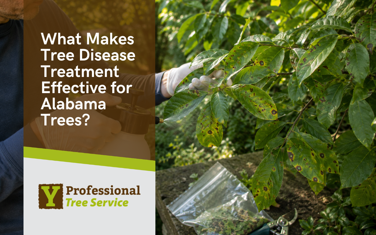 tree disease treatment for leaf spots on Alabama trees