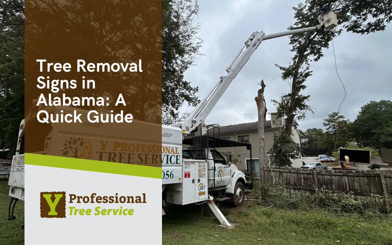 Certified tree removal experts working safely in Alabama
