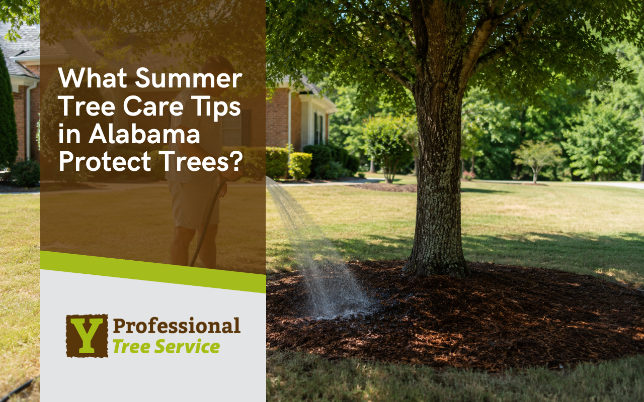 summer tree care tips in Alabama for a healthy shaded yard