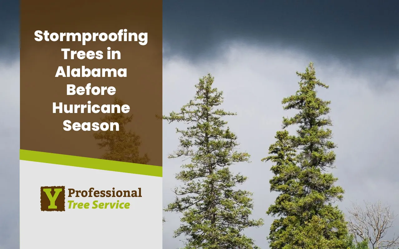 Storm-ready tree with balanced canopy and cleared surrounding area