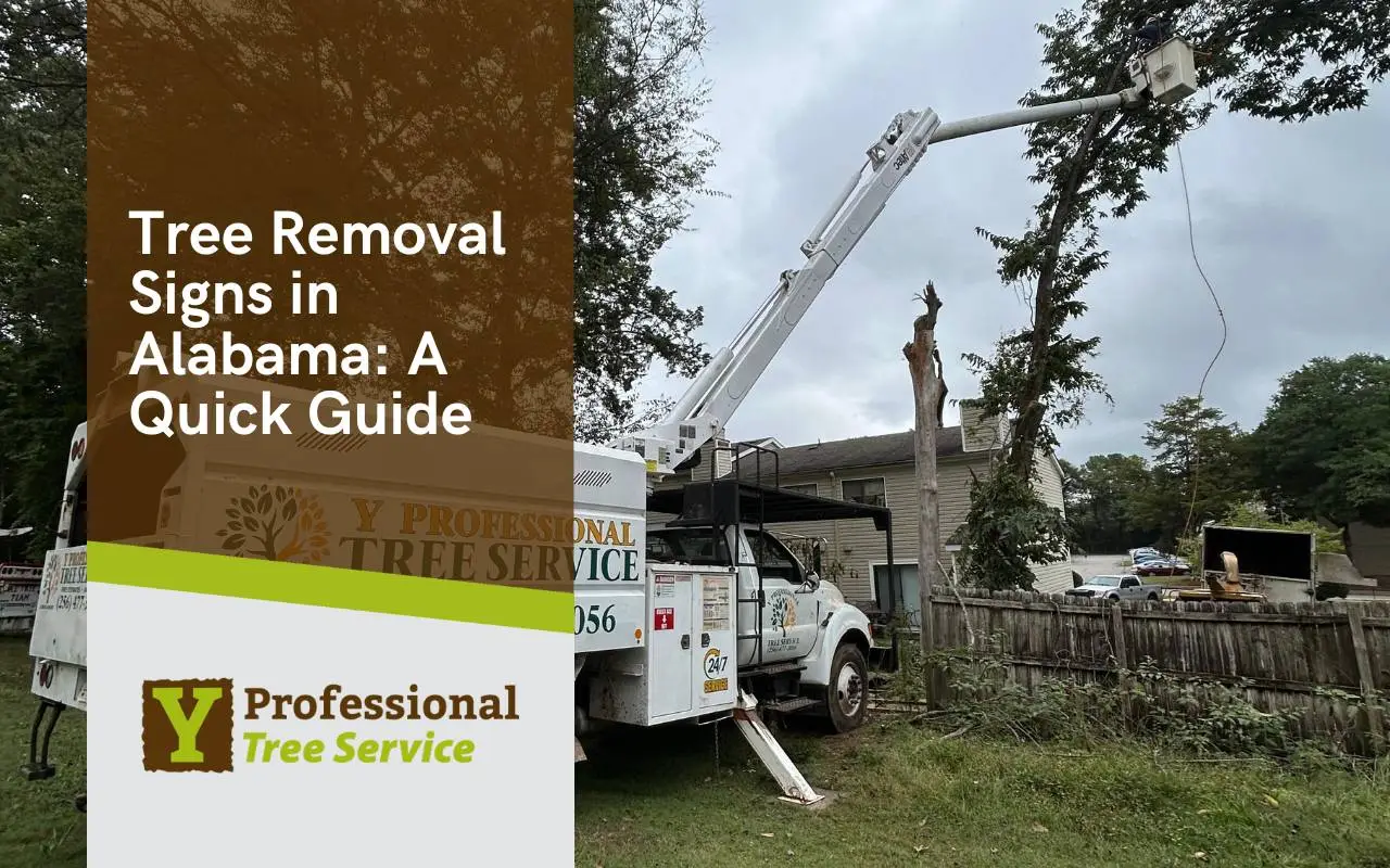 Certified tree removal experts working safely in Alabama